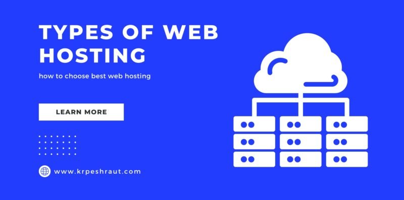 types of web hosting india